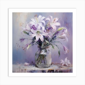 Monet's Lily Ballet Art Print