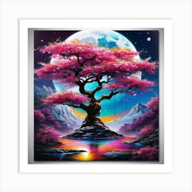 Cherry Blossom Tree 5 Art Print