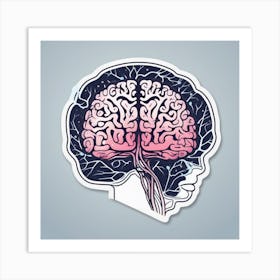 Human Brain 104 Art Print