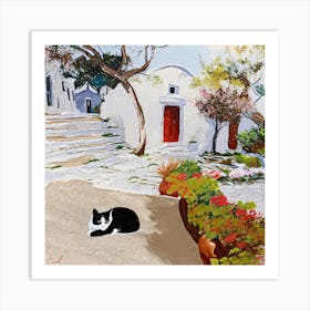 Amorgos Island Art Print