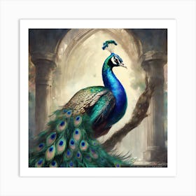 Peacock 8 Art Print