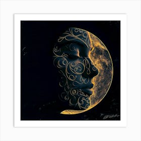 Lunar Astro - Eclipse Time Art Print