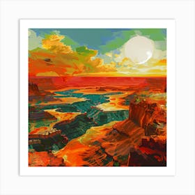 Grand Canyon Sunset 1 Art Print