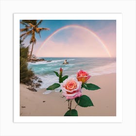 392796 In Front Of A Bird, A Rainbow Spectrum, And Dew Dr Xl 1024 V1 0 Art Print