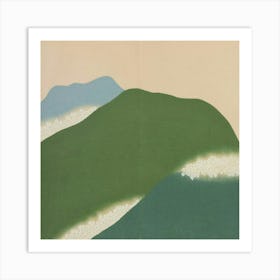 Japanese Mountains Art Print