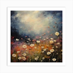 Wildflower Cosmos Art Print