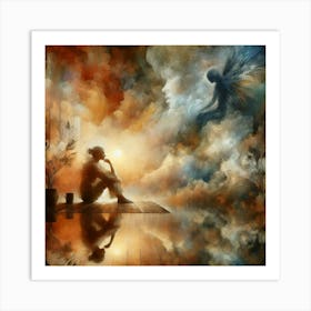 Angels In The Sky Art Print