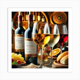 Sovereign Flame Macedonian Wine Selection Art Print