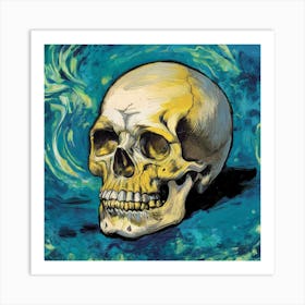 Van Gogh Skull Illustration Poster Ilye3po5rjc8bhrobdhmja Kwzxvjorqumiyqx6 Ejoqq Art Print