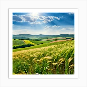 Field Of Wheat 2 Art Print