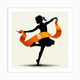 Bitcoin Dancer Art Print