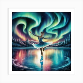 Ice Skater Art Print