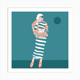 Fashion Stripes Art Print