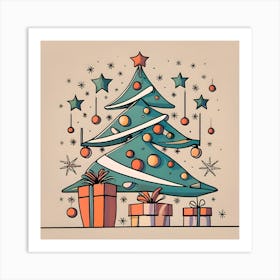 Christmas Tree 3 Art Print