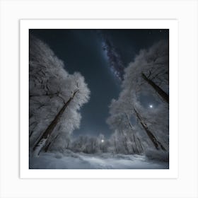 Night In The Forest Art Print