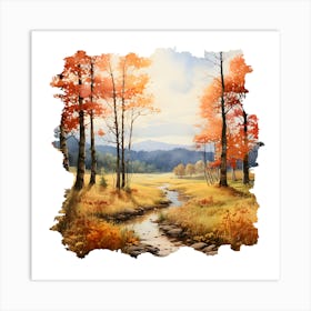 Autumn Forest 3 Art Print