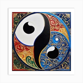 Yin Yang 21 Art Print