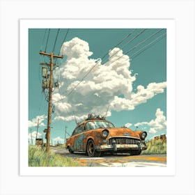 Road To Madness Art Print