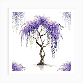 Wisteria tree 2 Art Print