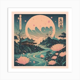 Asian Landscape 1 Art Print