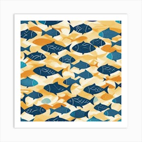 Fishes In The Sea 3 Art Print