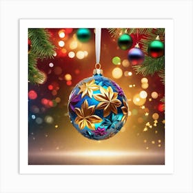 Christmas Ornaments 170 Art Print