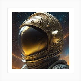 Space Astronaut Art Print