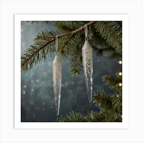 Ice Crystal Ornaments Art Print