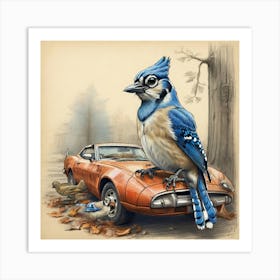 Blue Jay 11 Art Print