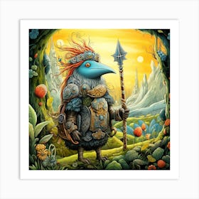 Bird Of The Forest Art Print