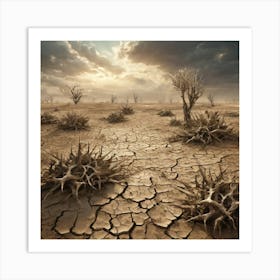 Arid Landscape 14 Art Print