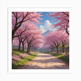 Cherry Blossoms 25 Art Print