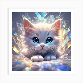 Cute Kitten 19 Art Print