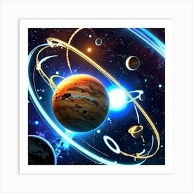 Space Game Art Print