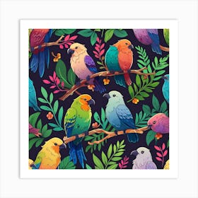 Birds Of A Feather Art Print 6 Art Print