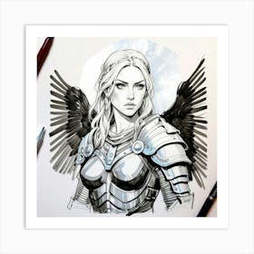 Angel Of The Sky Art Print