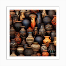 Vases And Pots Art Print