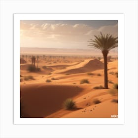 Sahara Desert 164 Art Print