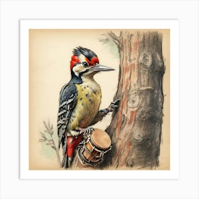 Woodpecker 19 Art Print