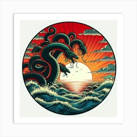 Sunset Saga 20 Art Print