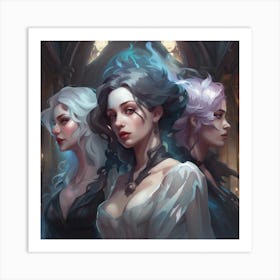 Three Witches Art Print