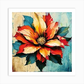 Poinsettia Art Print