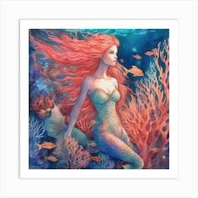 An Ethereal Underwater World 3 Art Print
