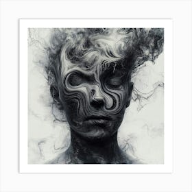 The Broken Soul - 'Smoke' 5 Art Print