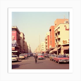 Egypt Street Scene Art Print