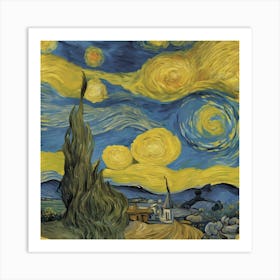 Starry Night 7 Art Print