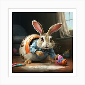 Easter Bunny 35 Art Print