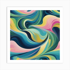 Abstract Painting 14 Art Print