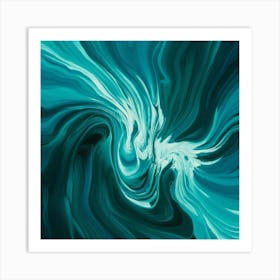 Abstract Swirl Art Print