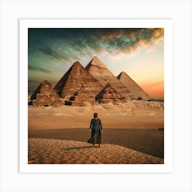 Egypt At Sunset 1 Art Print